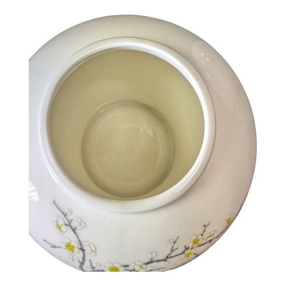 Vintage Set of 2 JAY Fine China Porcelain Vase Set With Bluebirds & Floral Motif - Picture 7 of 13